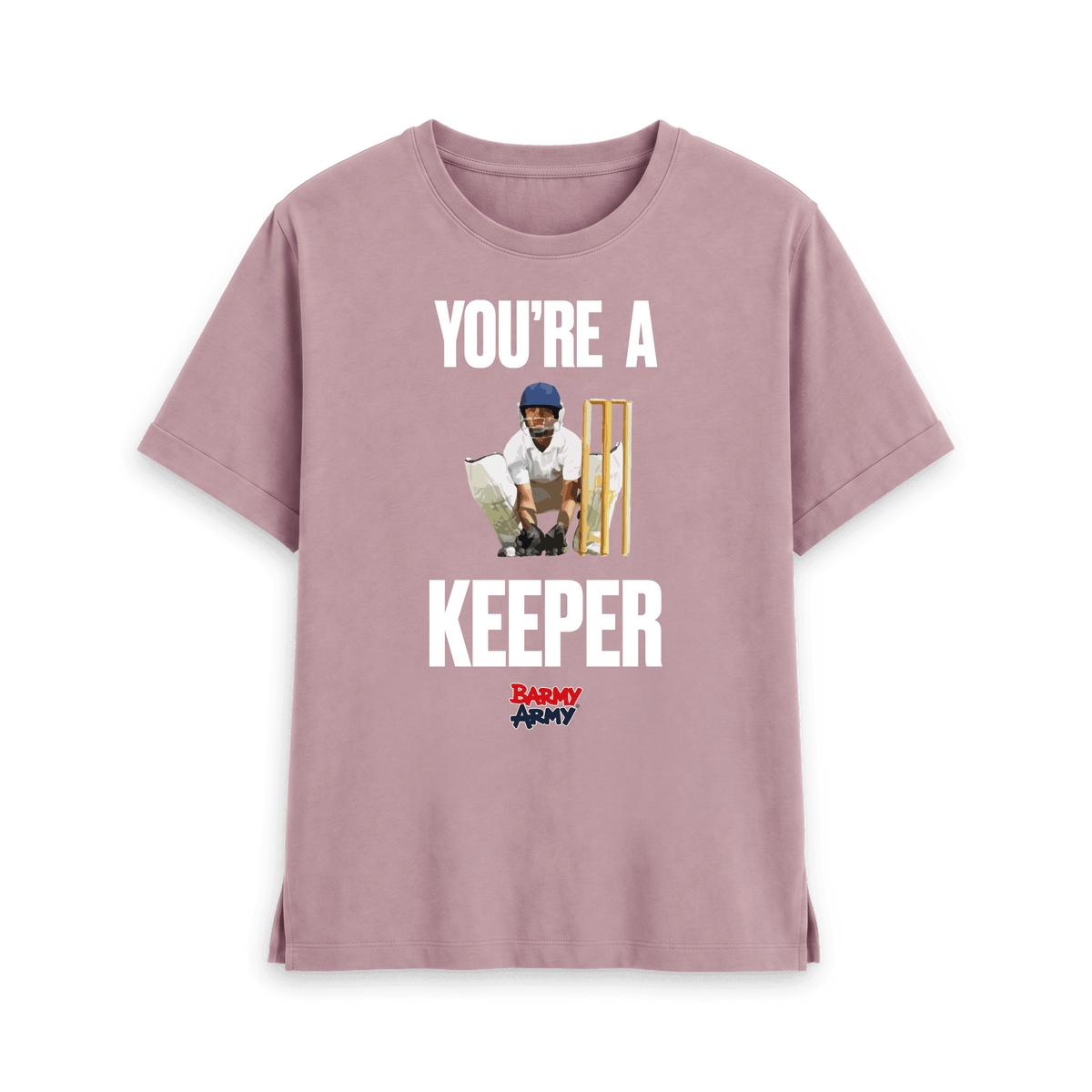 Mauve Printed T-shirt Front