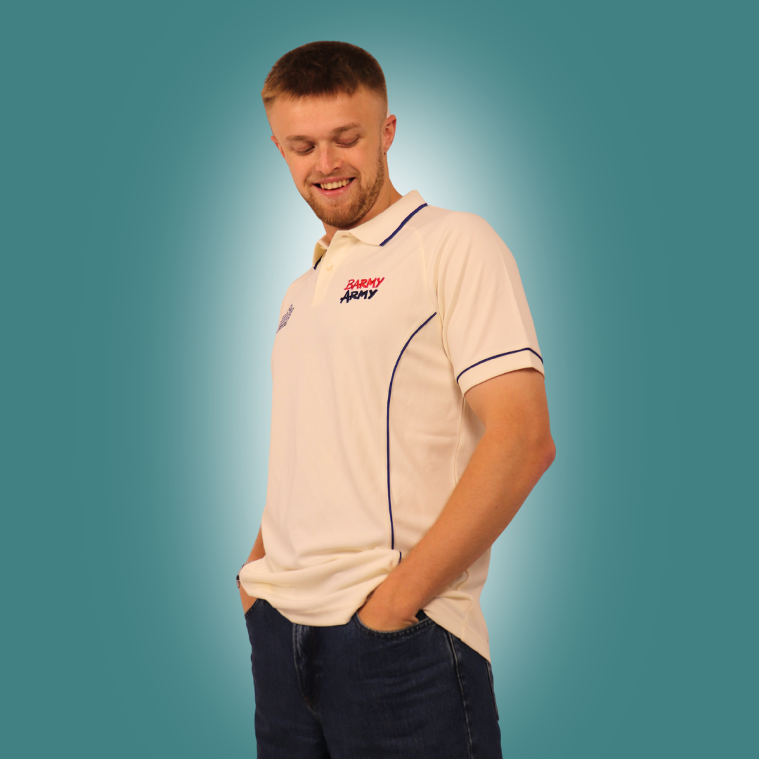 Admiral 2005 x Barmy Army South Africa Cape Town Polo - White