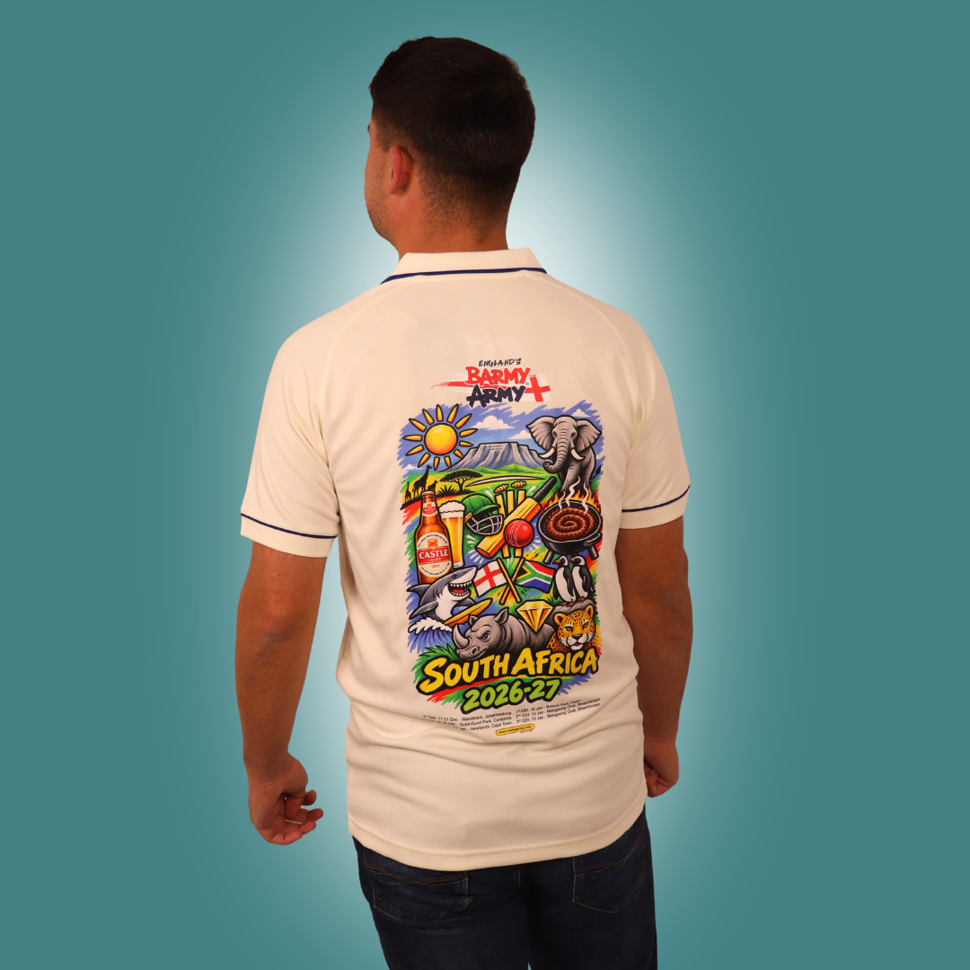 Admiral 2005 x Barmy Army South Africa Full Tour Polo - White