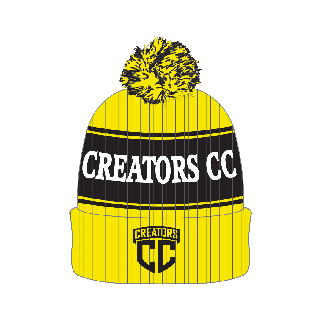 Creators Cricket Club Origin Knitted Bobble Hat