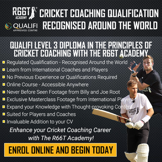 R66T Academy Level 3 Diploma in the Principles of Cricket Coaching