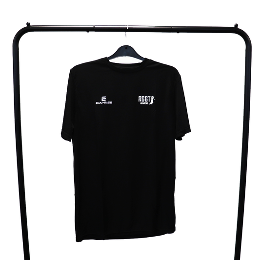 R66T Academy Kids Black Cricket T-Shirt