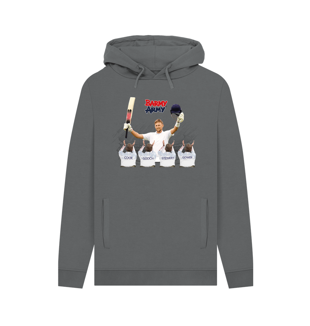 Slate Grey Printed Hoody Front