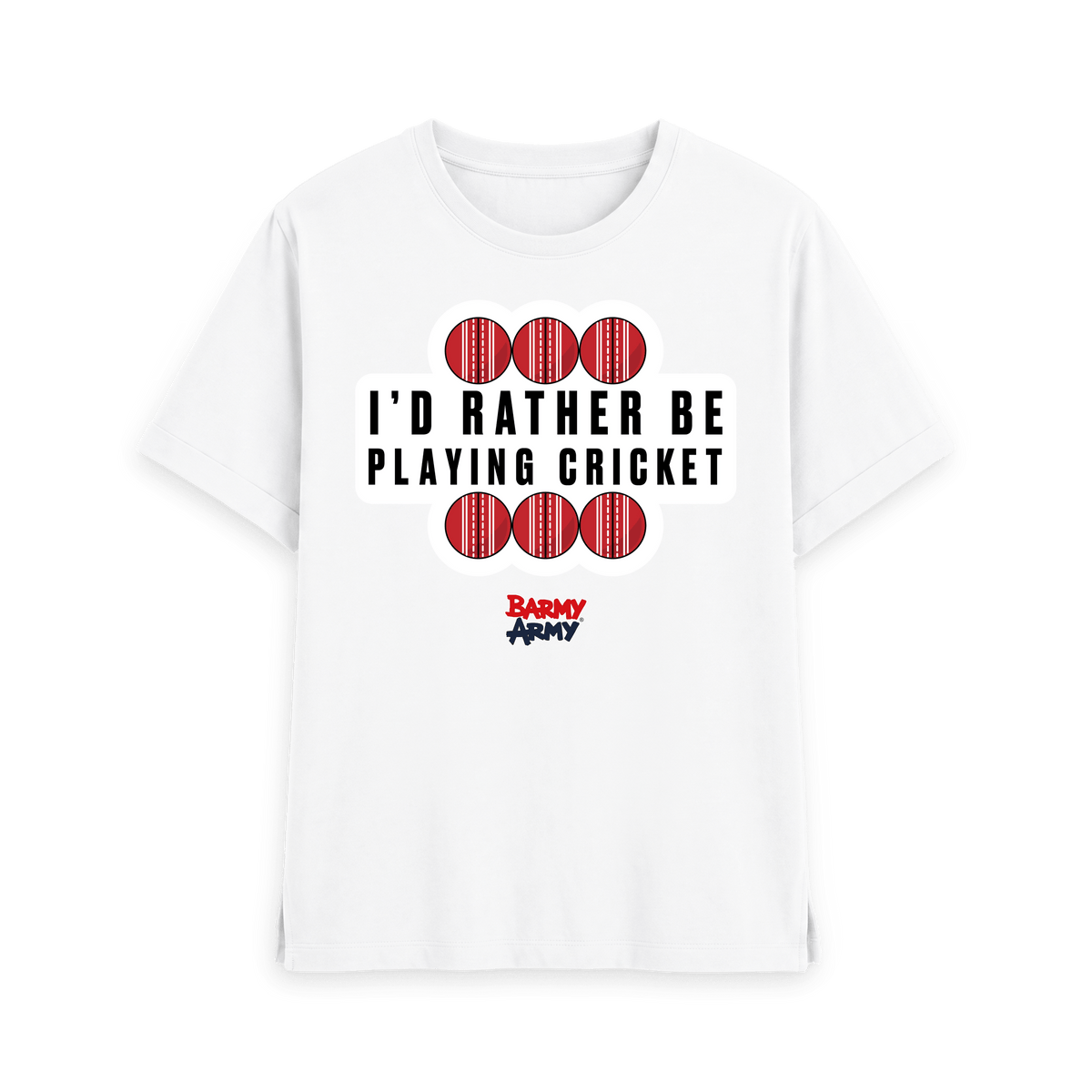 White Printed T-shirt Front
