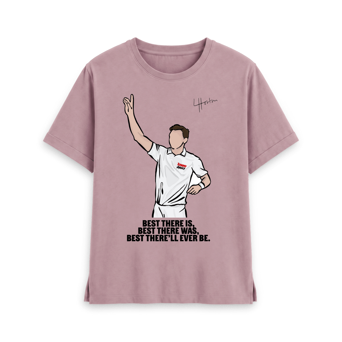 Mauve Printed T-shirt Front