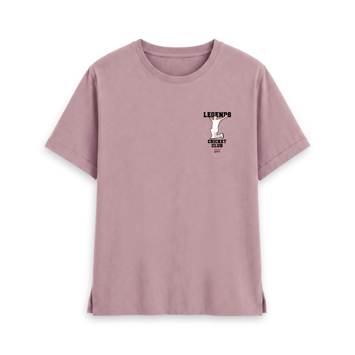 Mauve Printed T-shirt Front