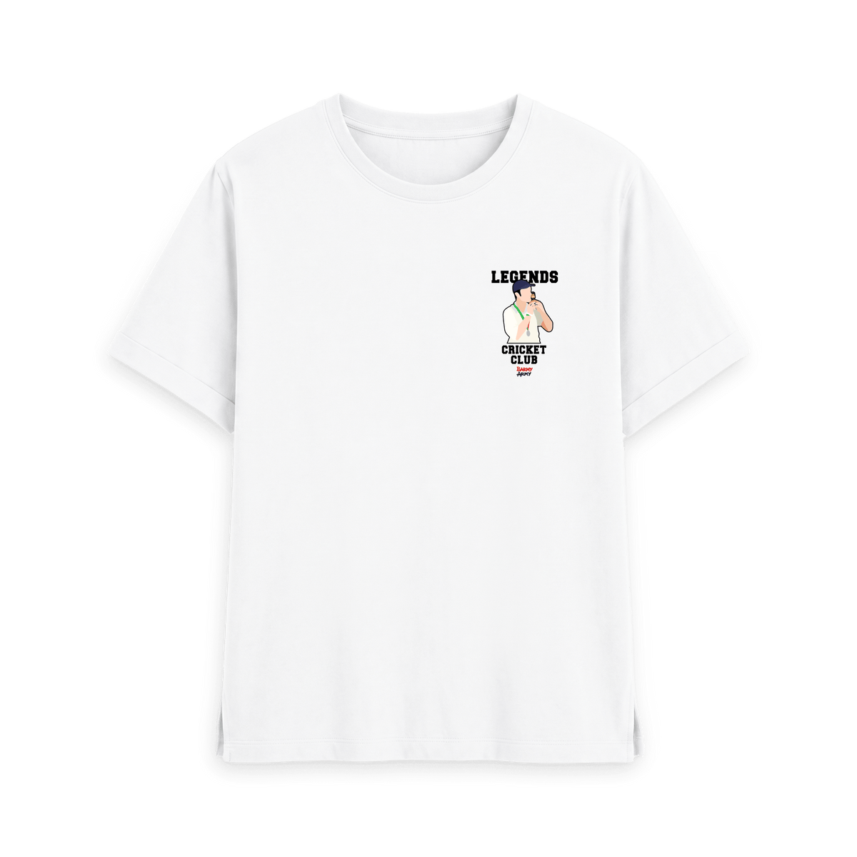White Printed T-shirt Front