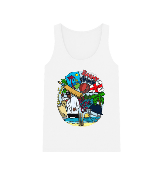 White Barmy Army x Luke Horton Tour Vest - Ladies