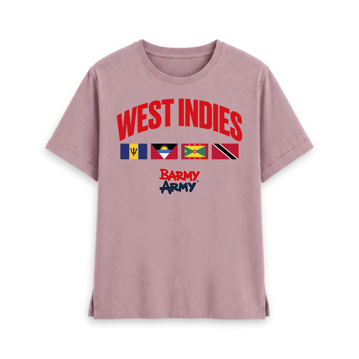 Mauve Printed T-shirt Front