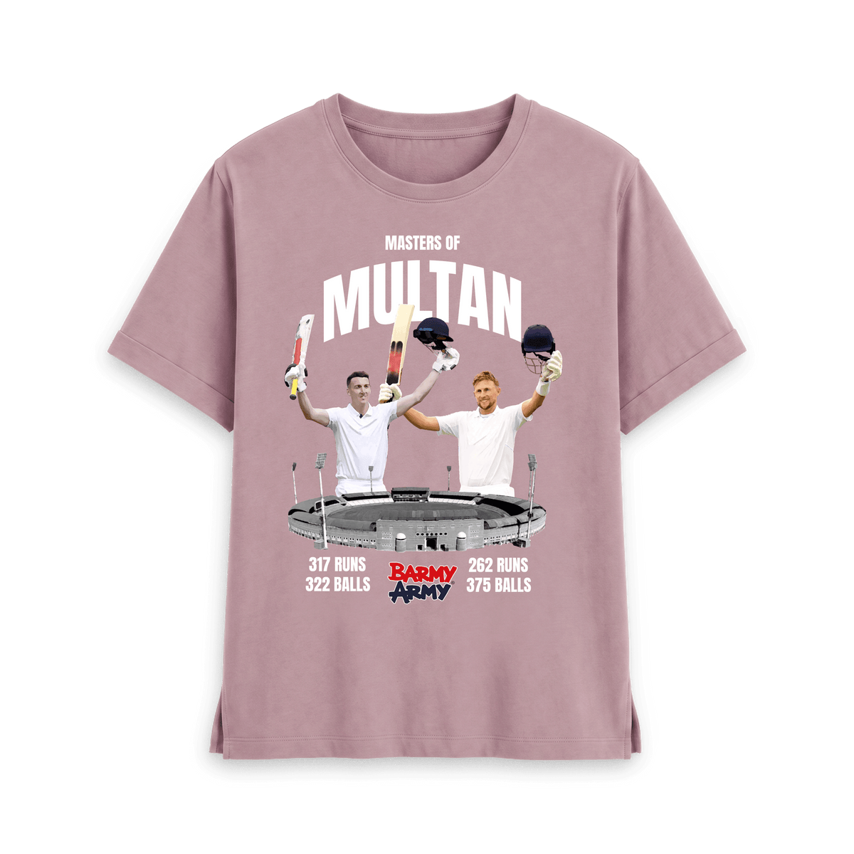 Mauve Printed T-shirt Front