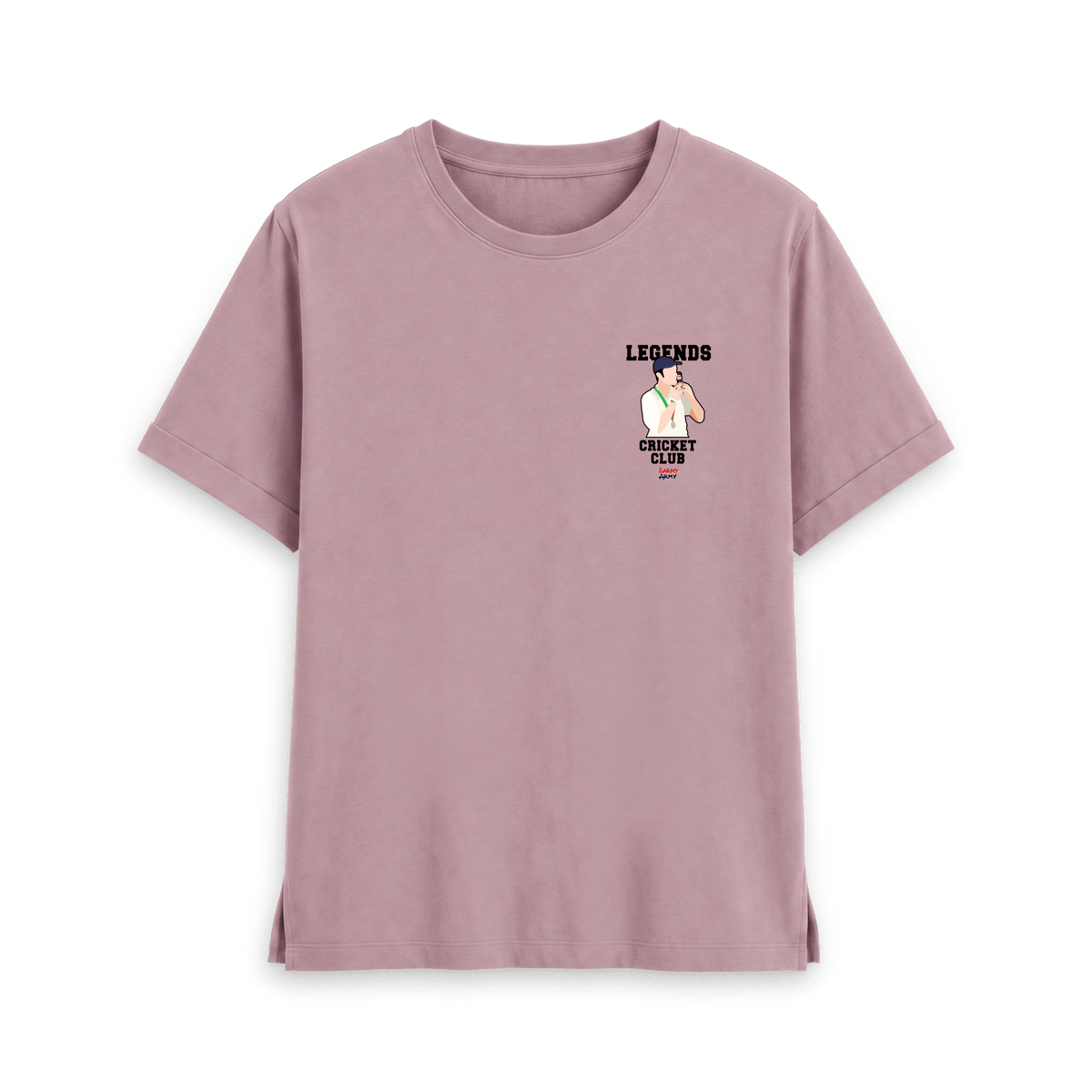 Mauve Printed T-shirt Front