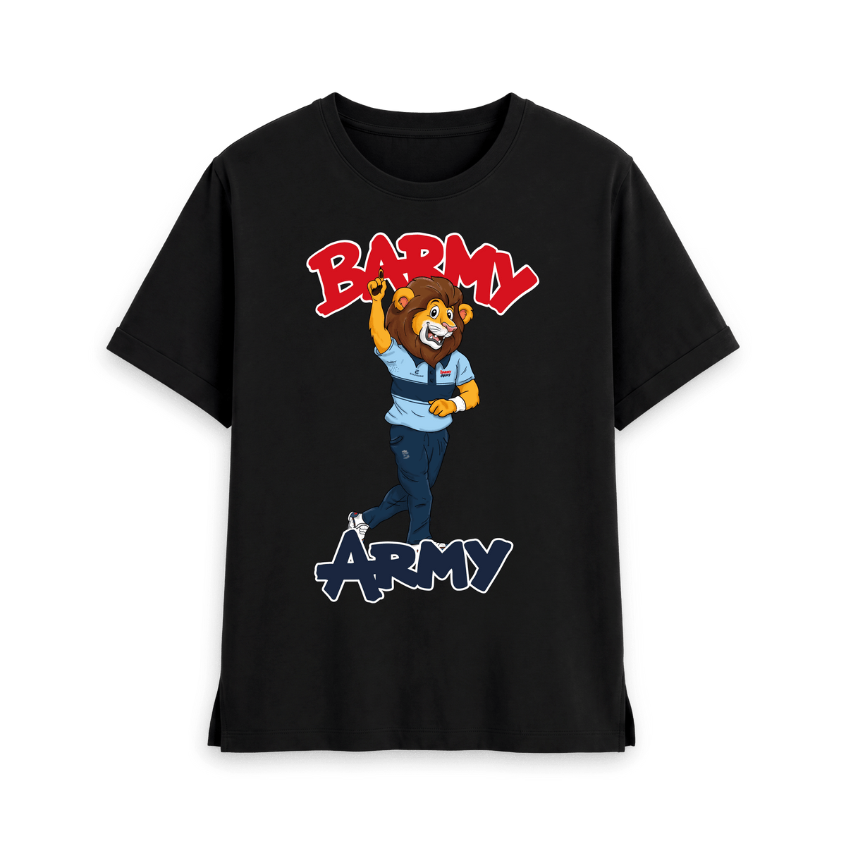 Black Printed T-shirt Front