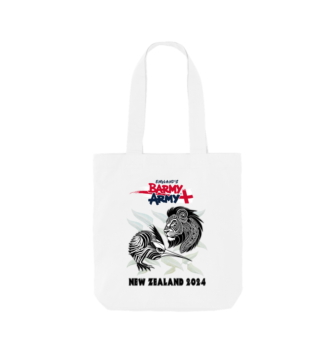 White Barmy Army NZ Tour Tote Bag