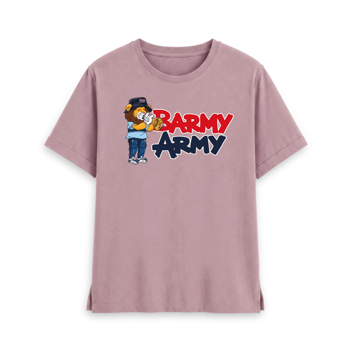 Mauve Printed T-shirt Front