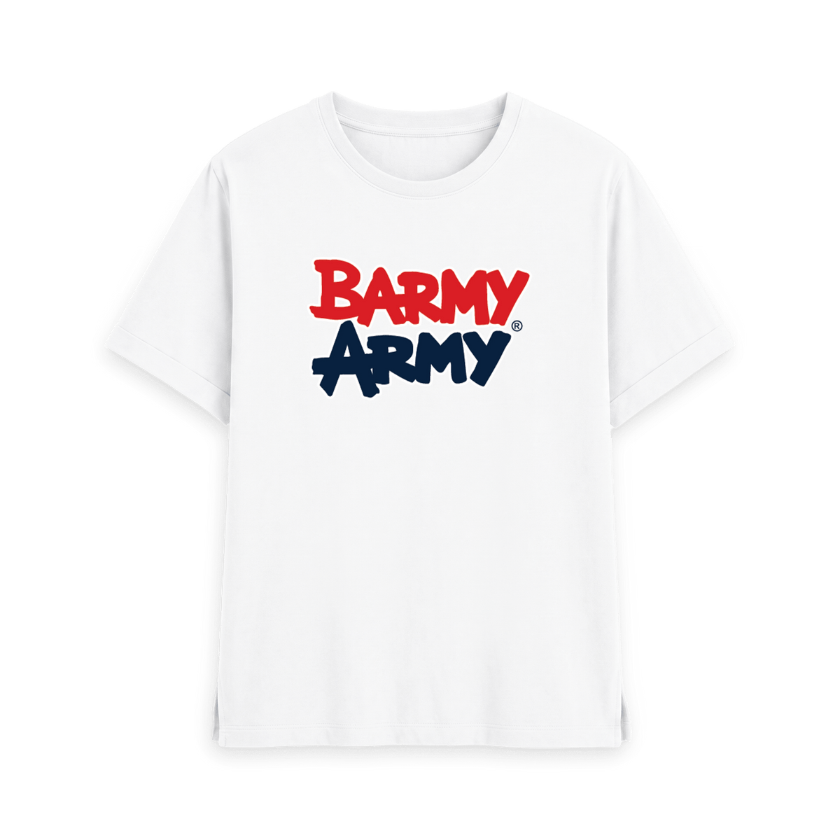 White Printed T-shirt Front