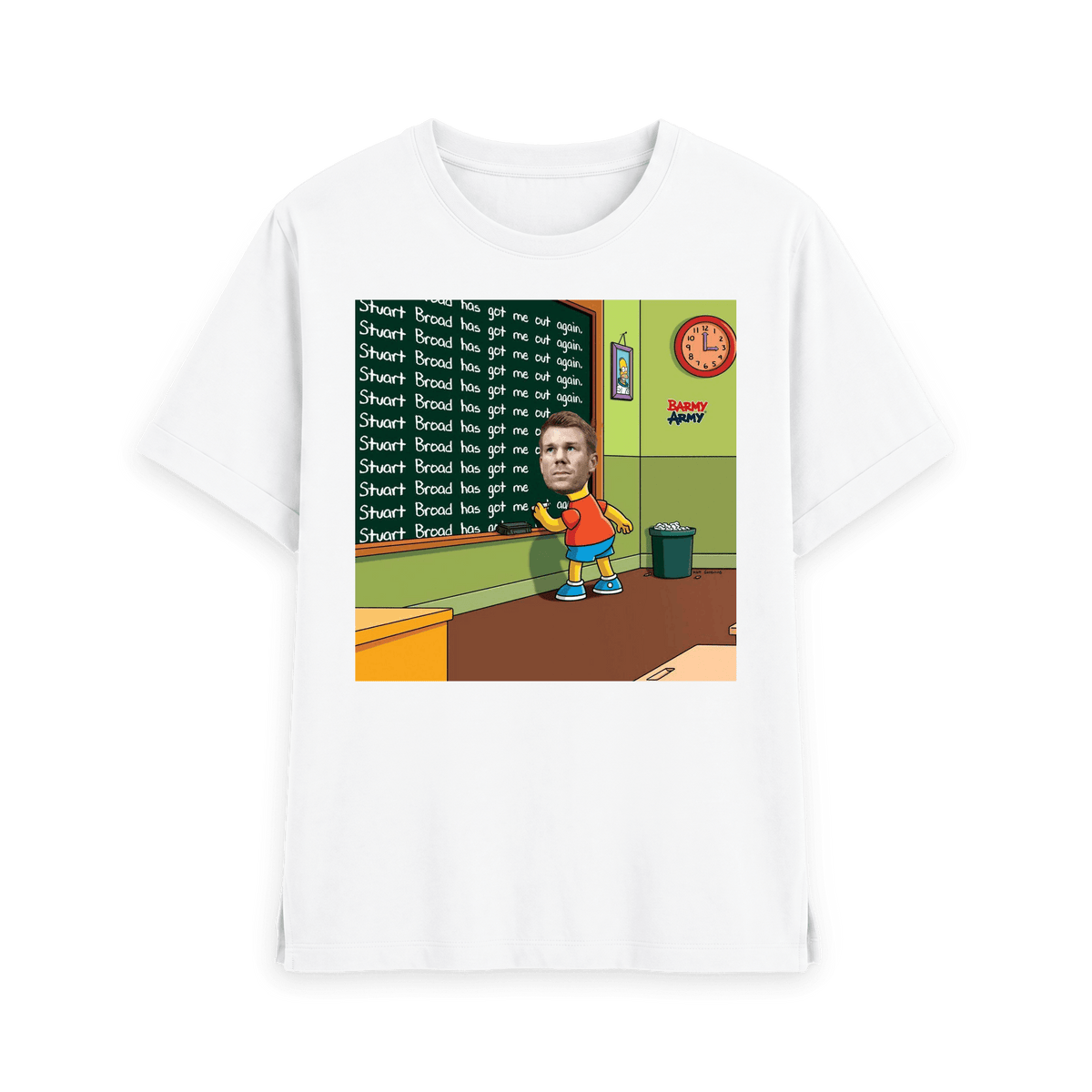White Printed T-shirt Front