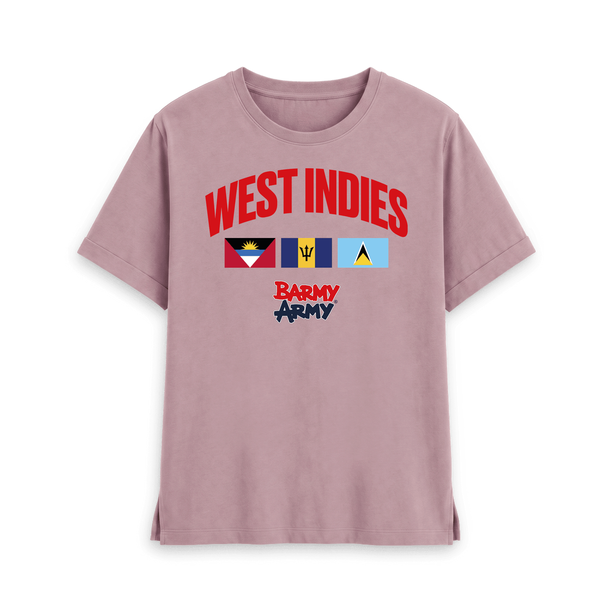 Mauve Printed T-shirt Front