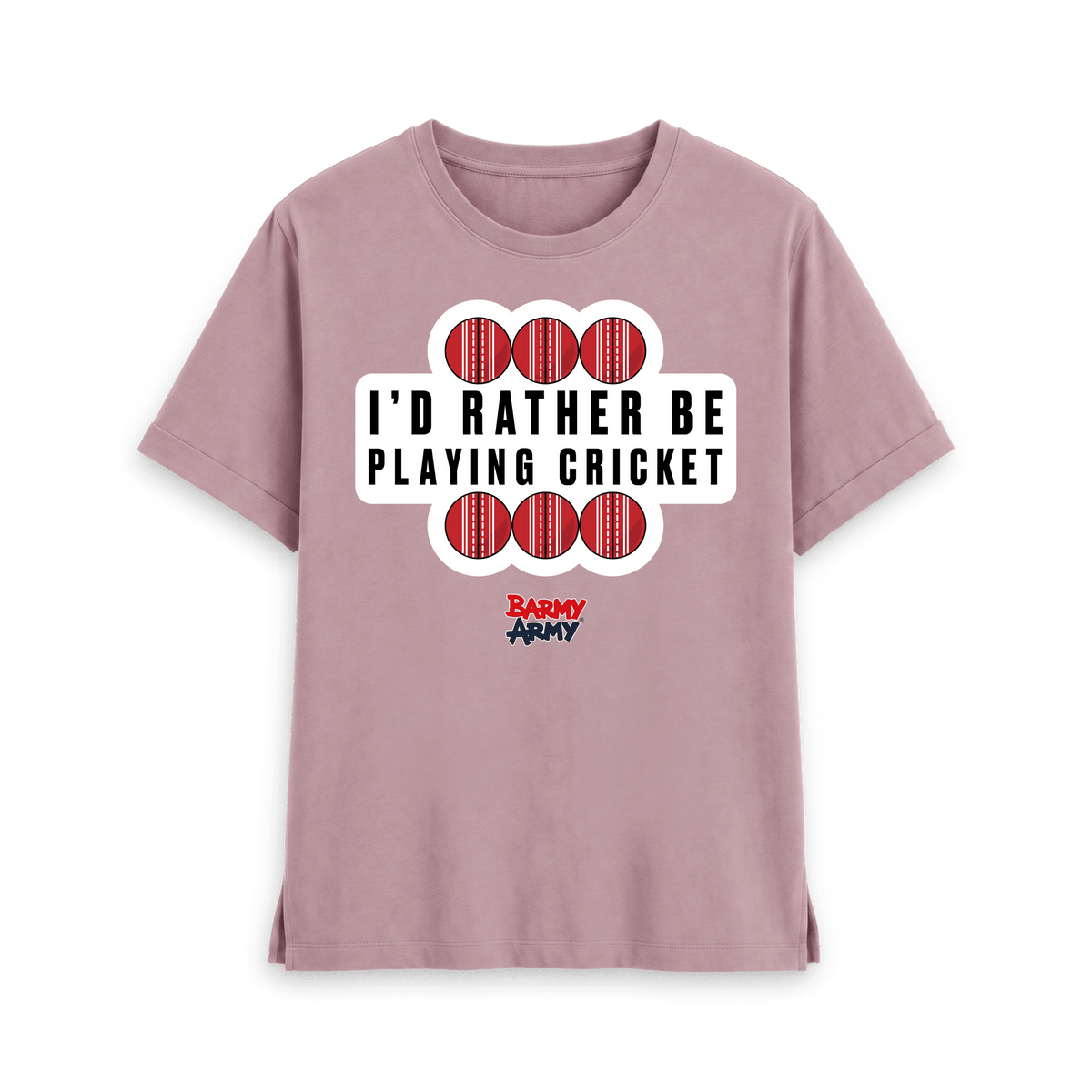 Mauve Printed T-shirt Front