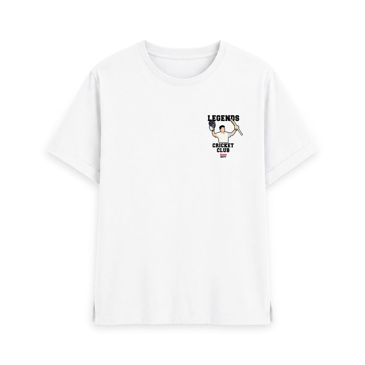 White Printed T-shirt Front
