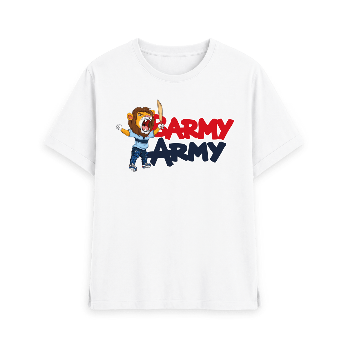 White Printed T-shirt Front