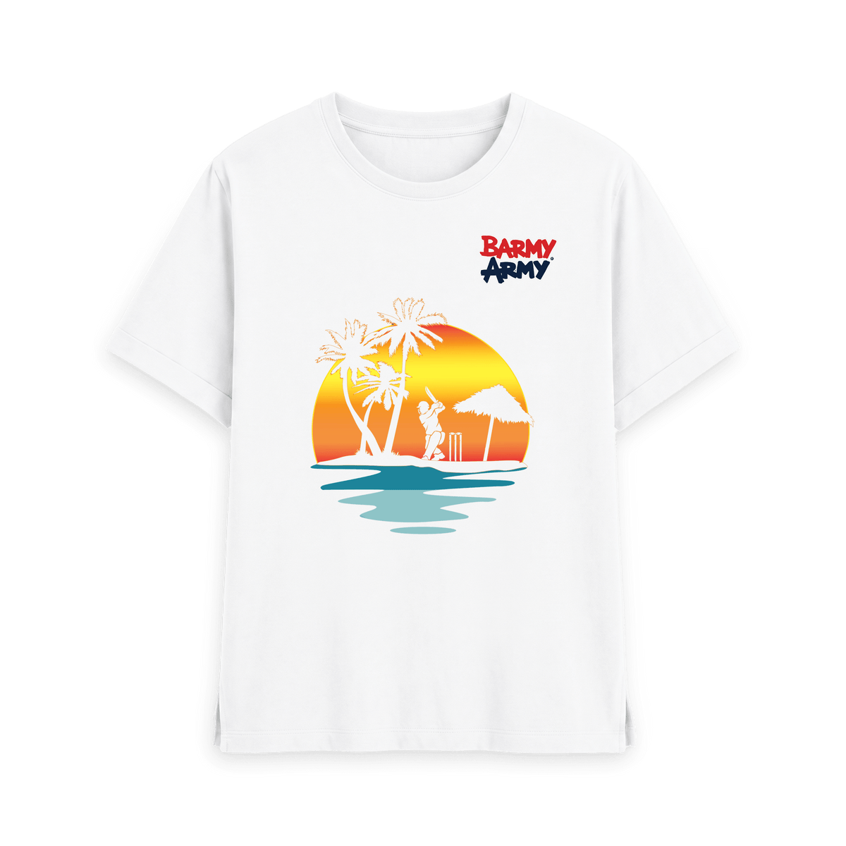 White Printed T-shirt Front