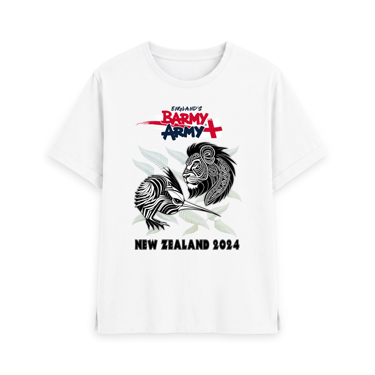 White Printed T-shirt Front