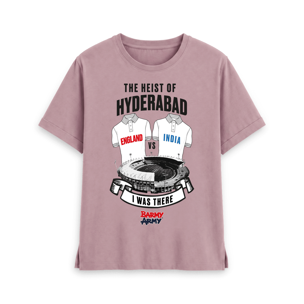 Mauve Printed T-shirt Front