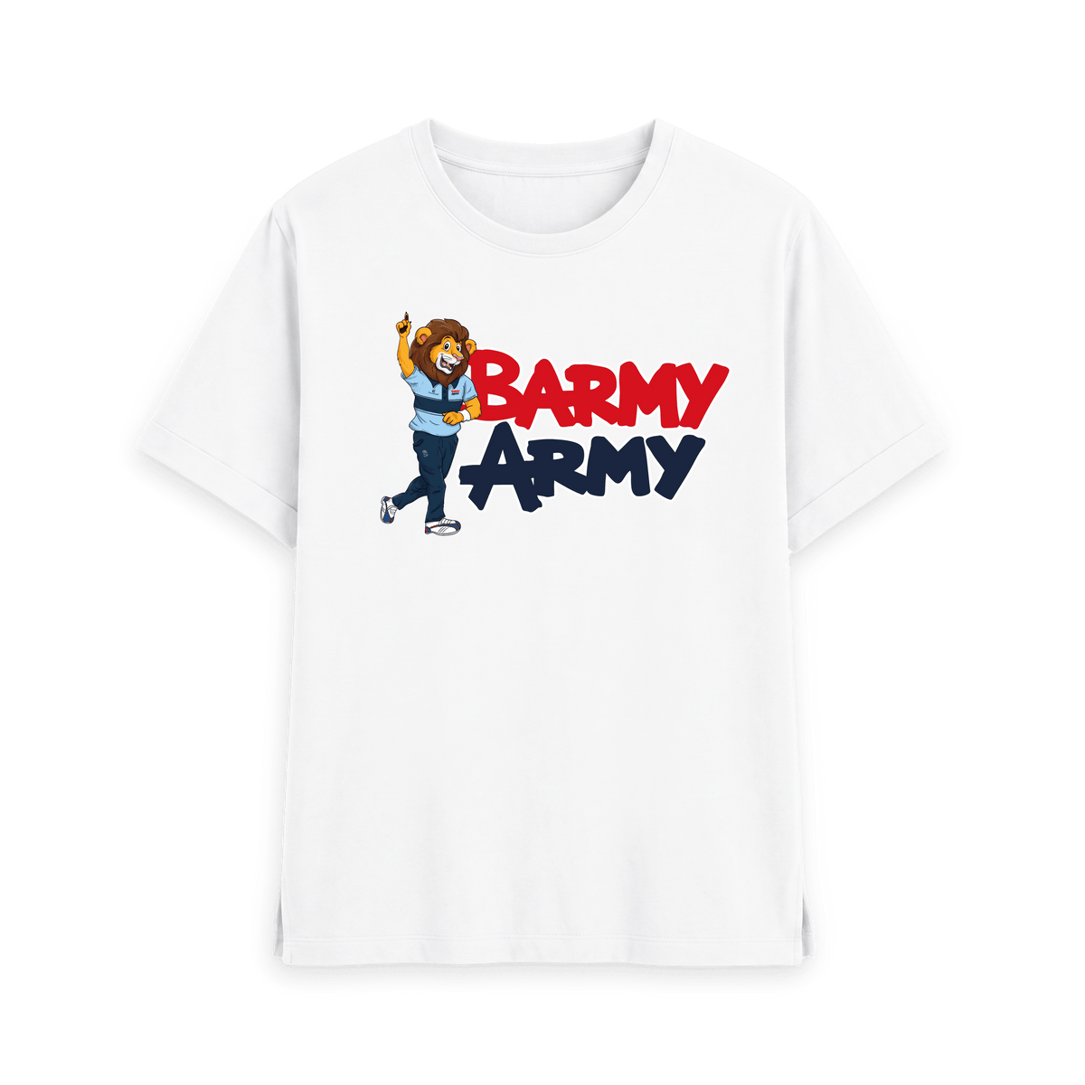 White Printed T-shirt Front