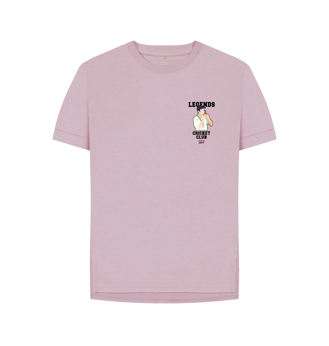 Mauve Barmy Army Legends Cricket Club Ladies Tee - Vaughan