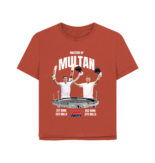 Rust Barmy Army Masters Of Multan Tee - Ladies