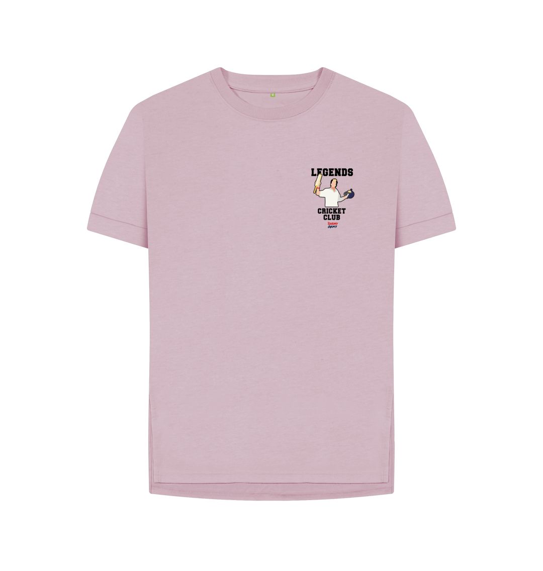 Mauve Barmy Army Legends Cricket Club Ladies Tee - KP
