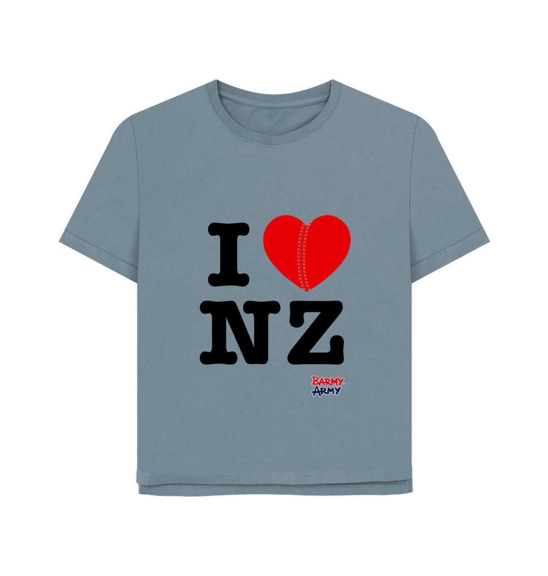 Stone Blue Barmy Army NZ Tee - Ladies