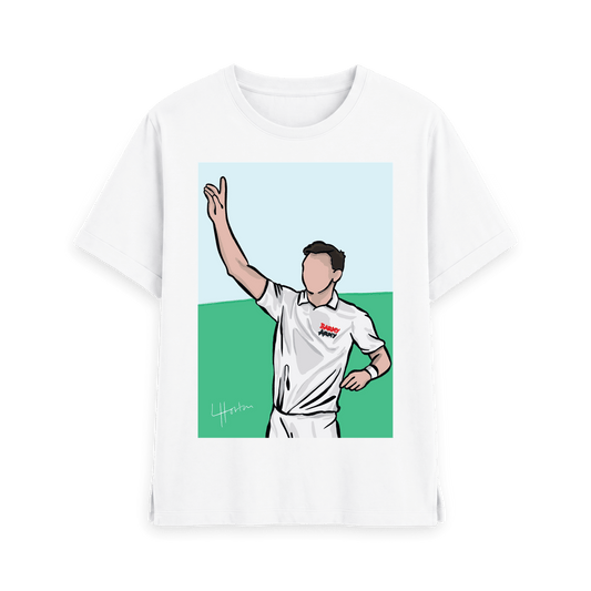 White Printed T-shirt Front