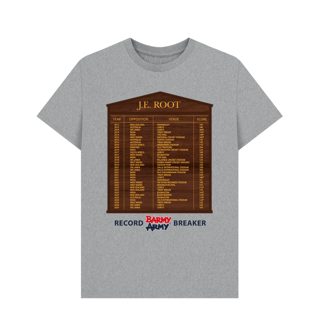Athletic Grey Barmy Army ROOT Honours Board Tee - Men's