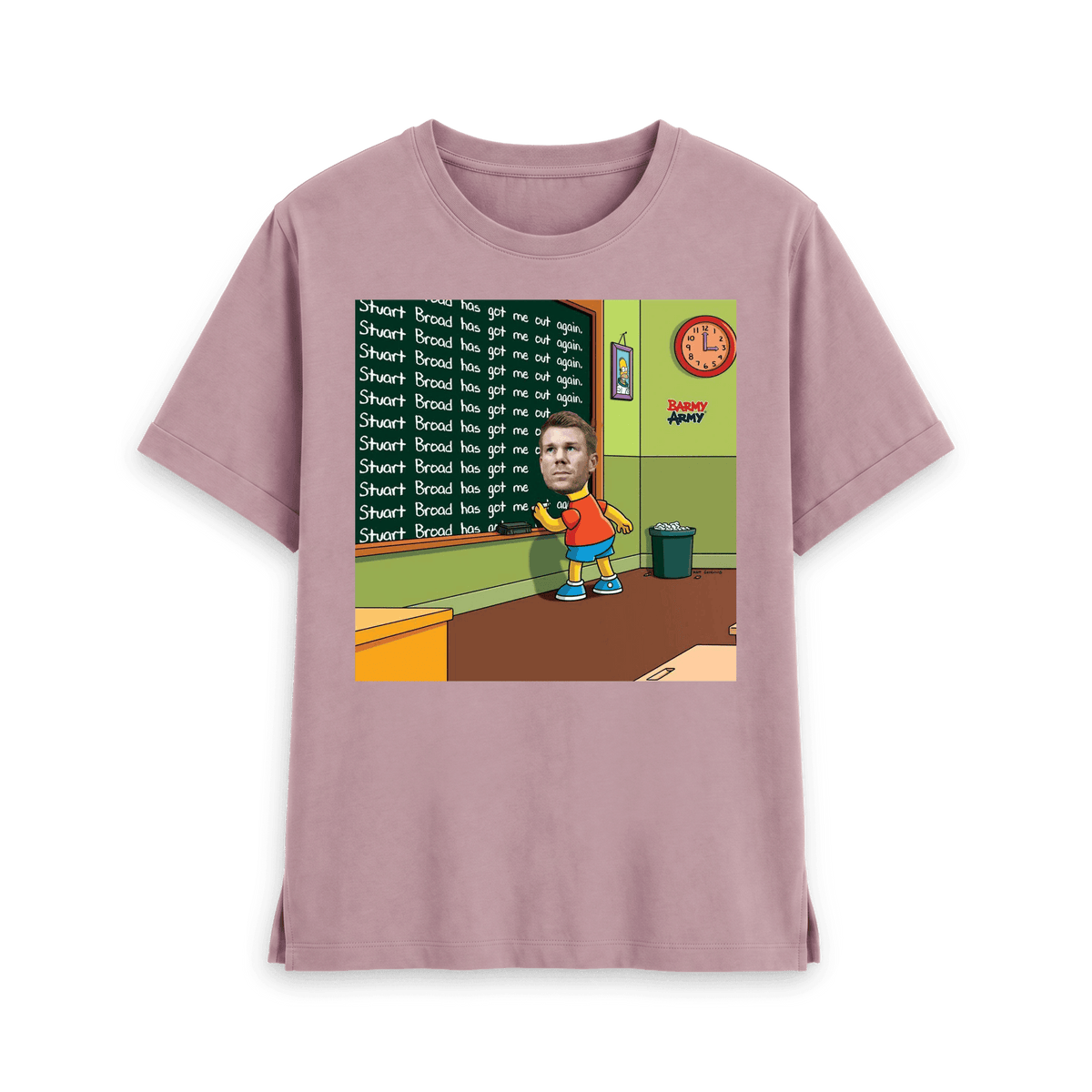 Mauve Printed T-shirt Front