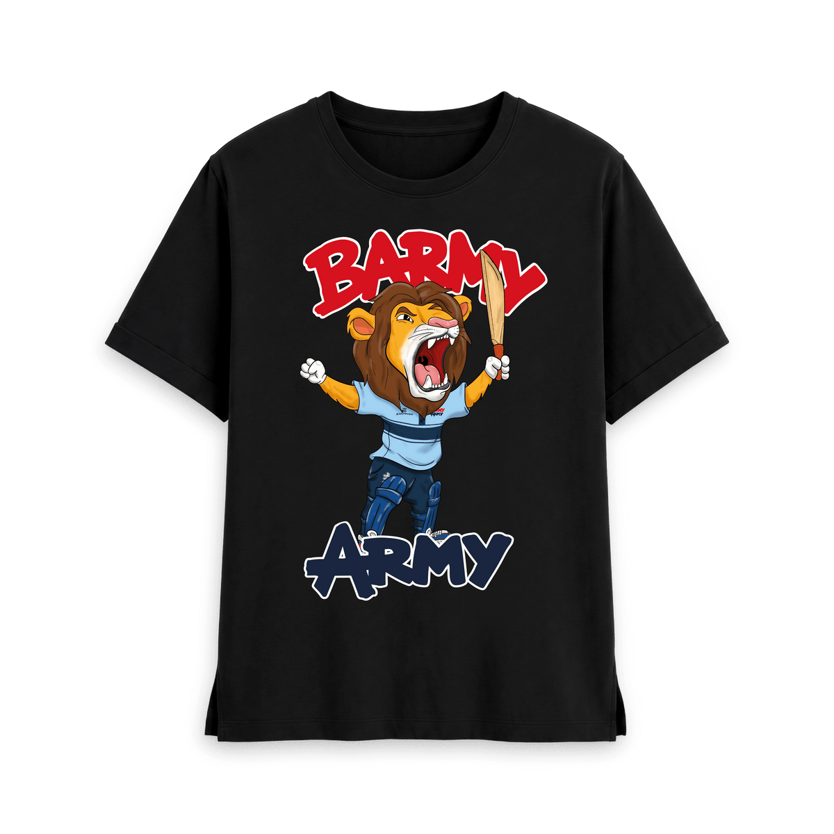 Black Printed T-shirt Front
