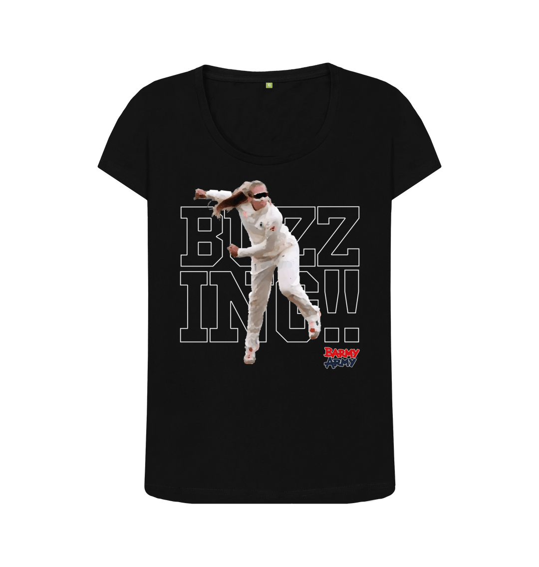Black Printed T-shirt Front