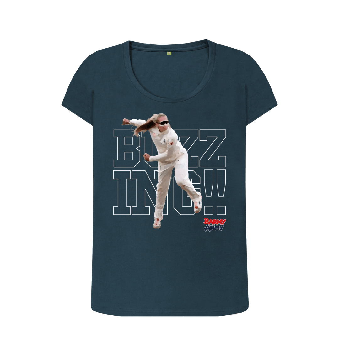 Denim Blue Printed T-shirt Front